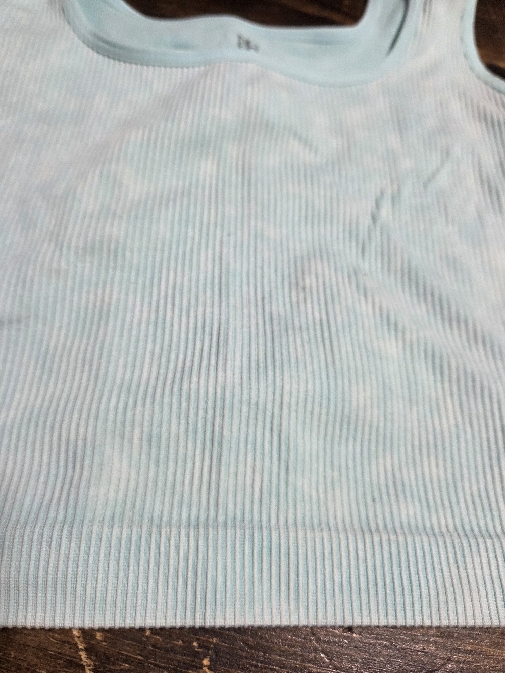 NOBO Light Aqua Ribbed Tank Top - Picture 2 of 3